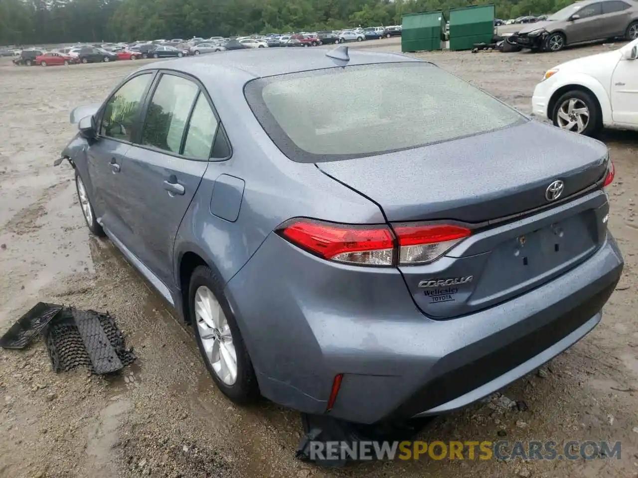 3 Photograph of a damaged car JTDHPRAE3LJ011540 TOYOTA COROLLA 2020