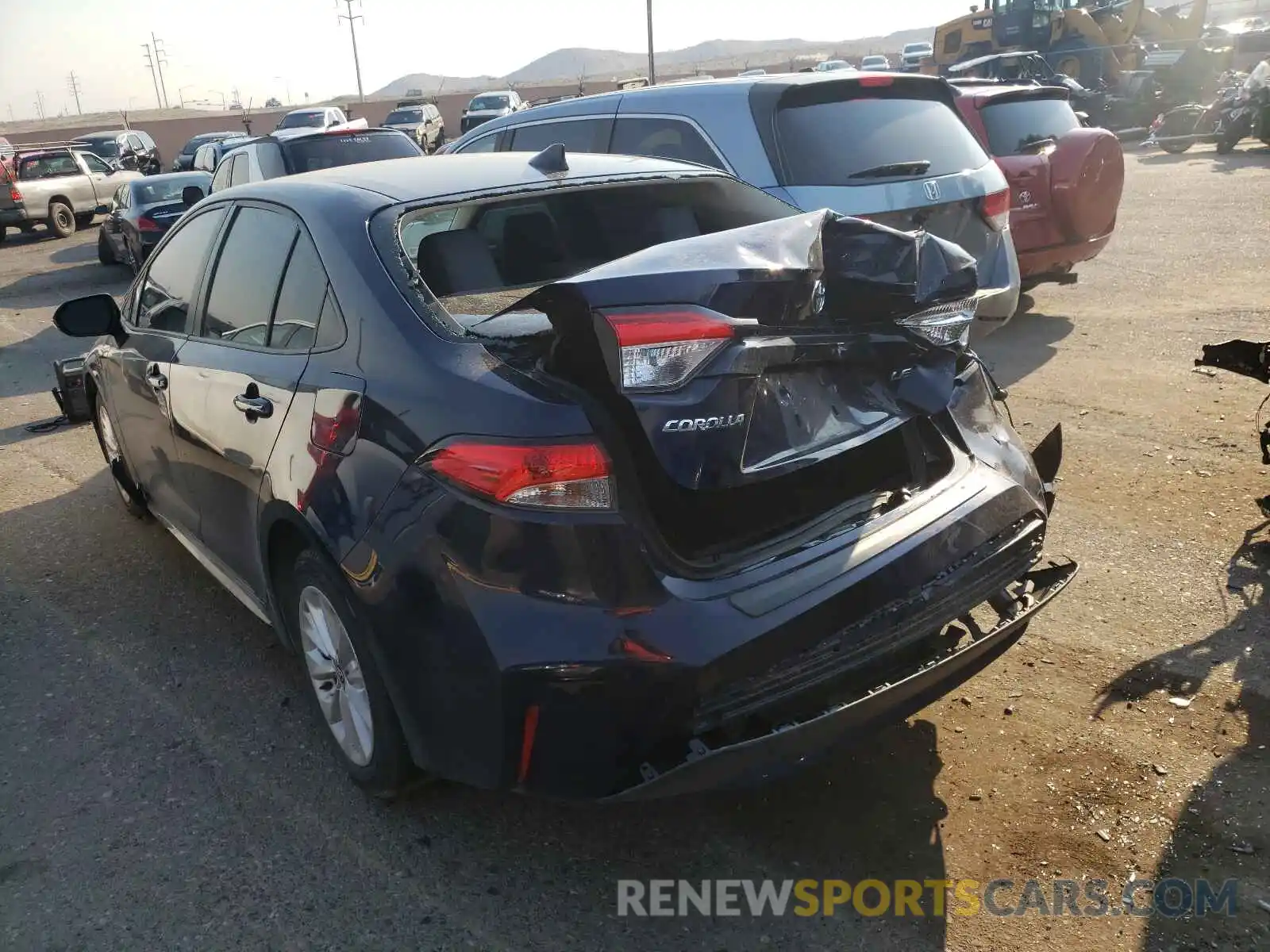 3 Photograph of a damaged car JTDHPRAE3LJ016186 TOYOTA COROLLA 2020