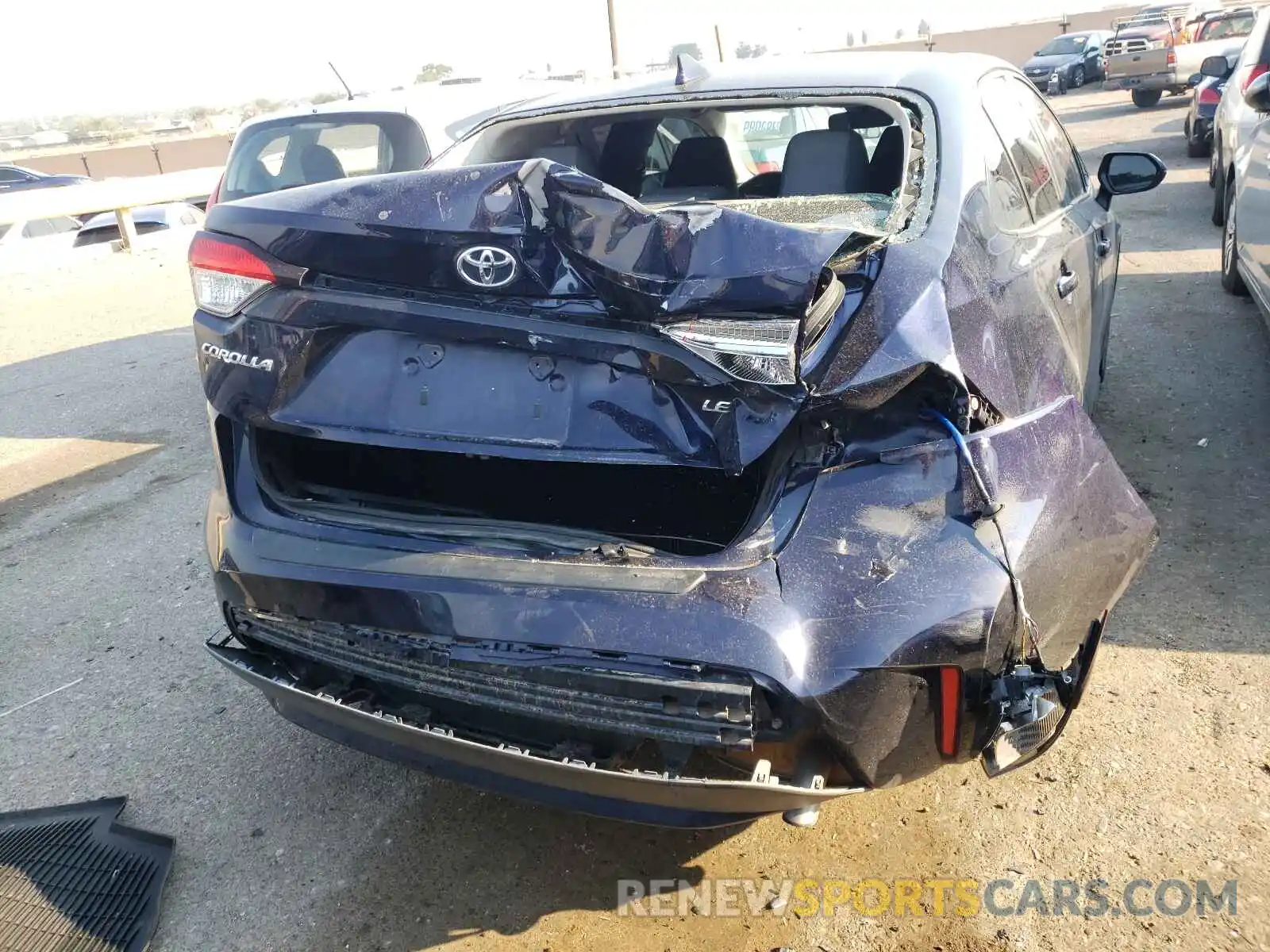 9 Photograph of a damaged car JTDHPRAE3LJ016186 TOYOTA COROLLA 2020