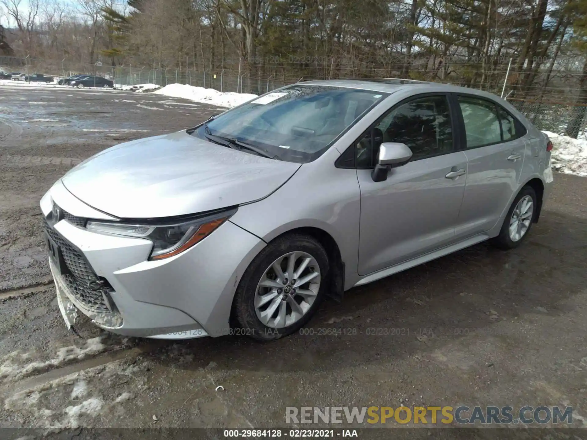 2 Photograph of a damaged car JTDHPRAE3LJ016348 TOYOTA COROLLA 2020