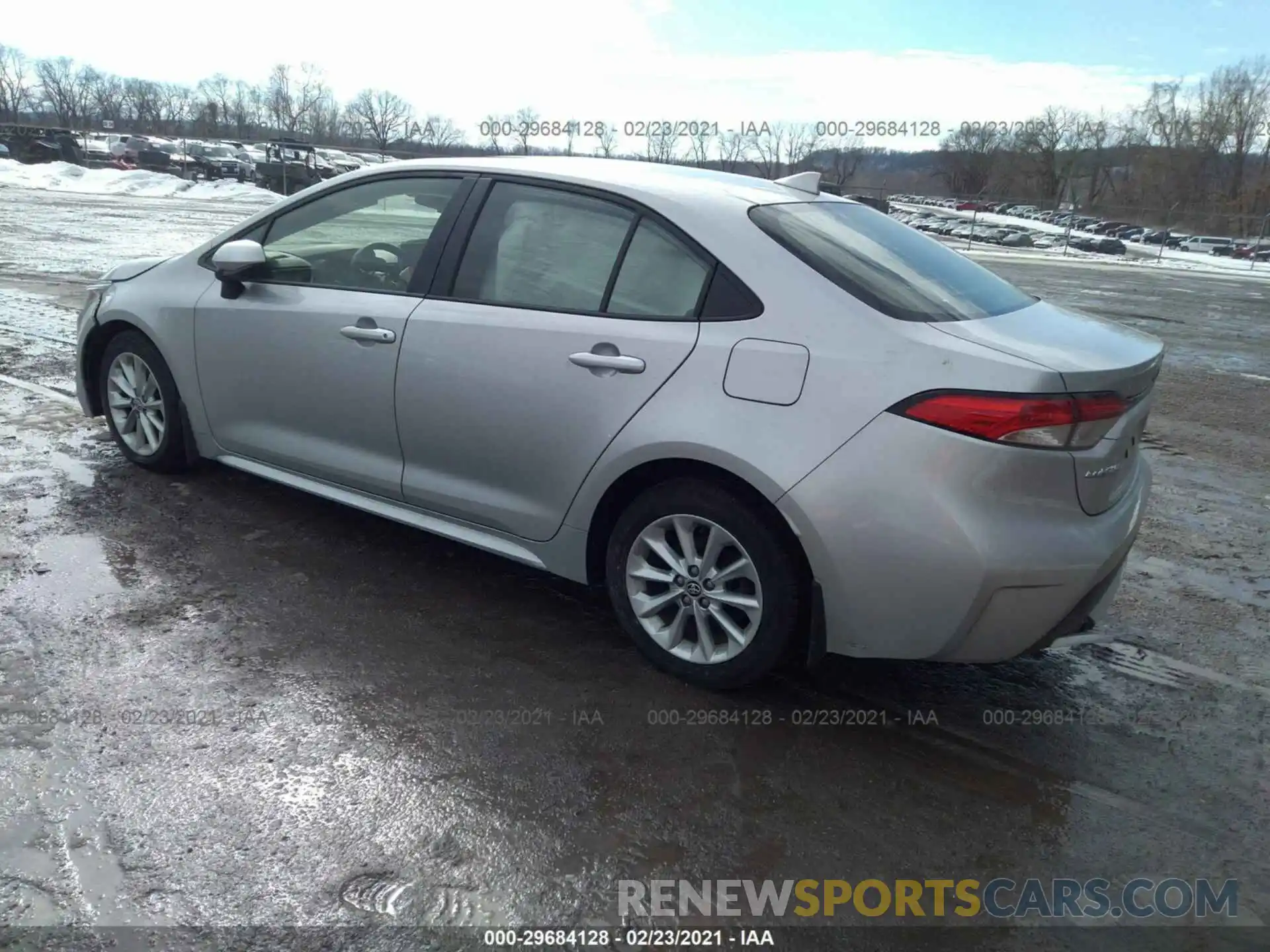 3 Photograph of a damaged car JTDHPRAE3LJ016348 TOYOTA COROLLA 2020