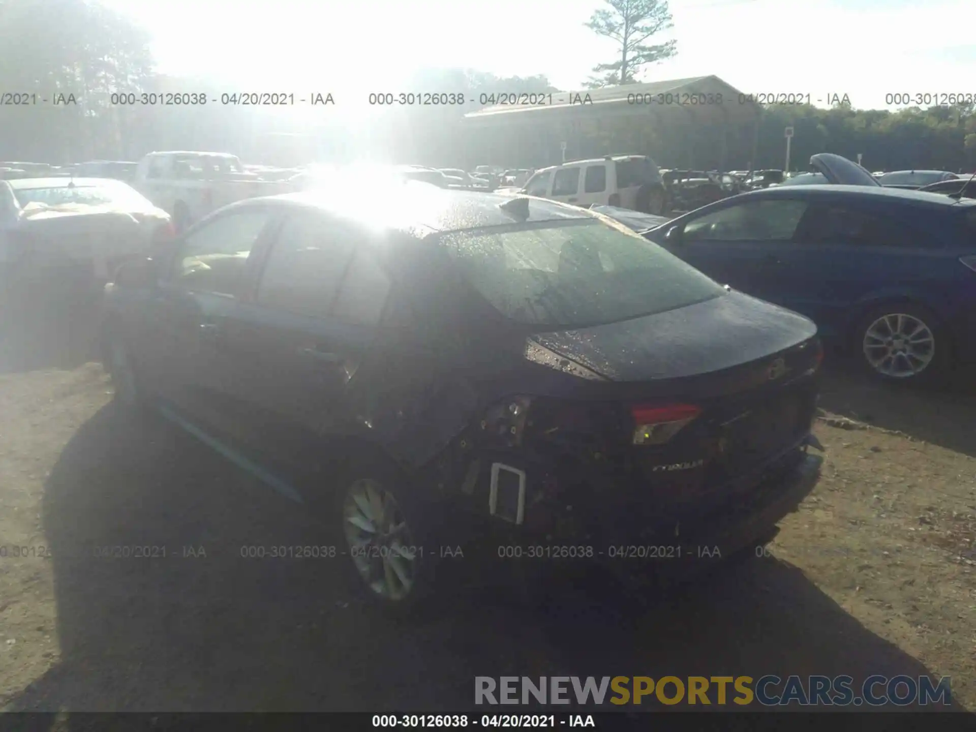 3 Photograph of a damaged car JTDHPRAE3LJ017581 TOYOTA COROLLA 2020