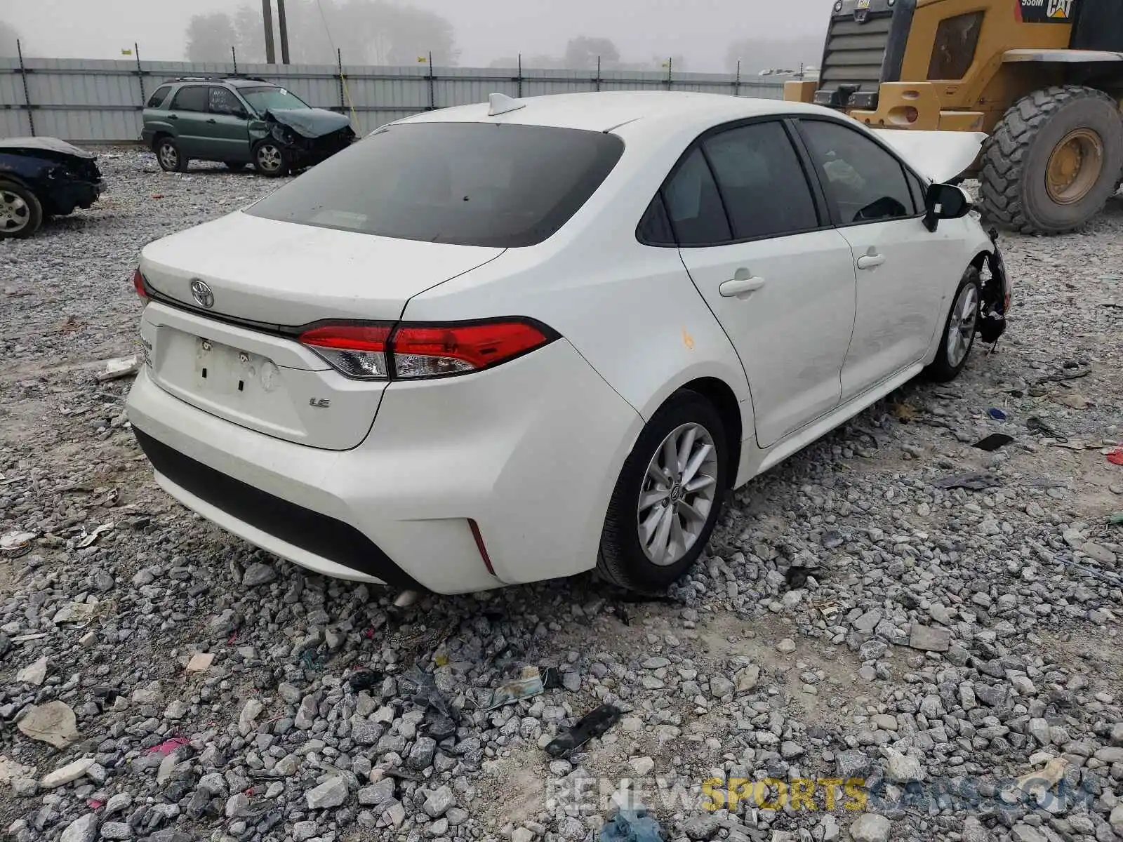 4 Фотография поврежденного автомобиля JTDHPRAE3LJ029729 TOYOTA COROLLA 2020