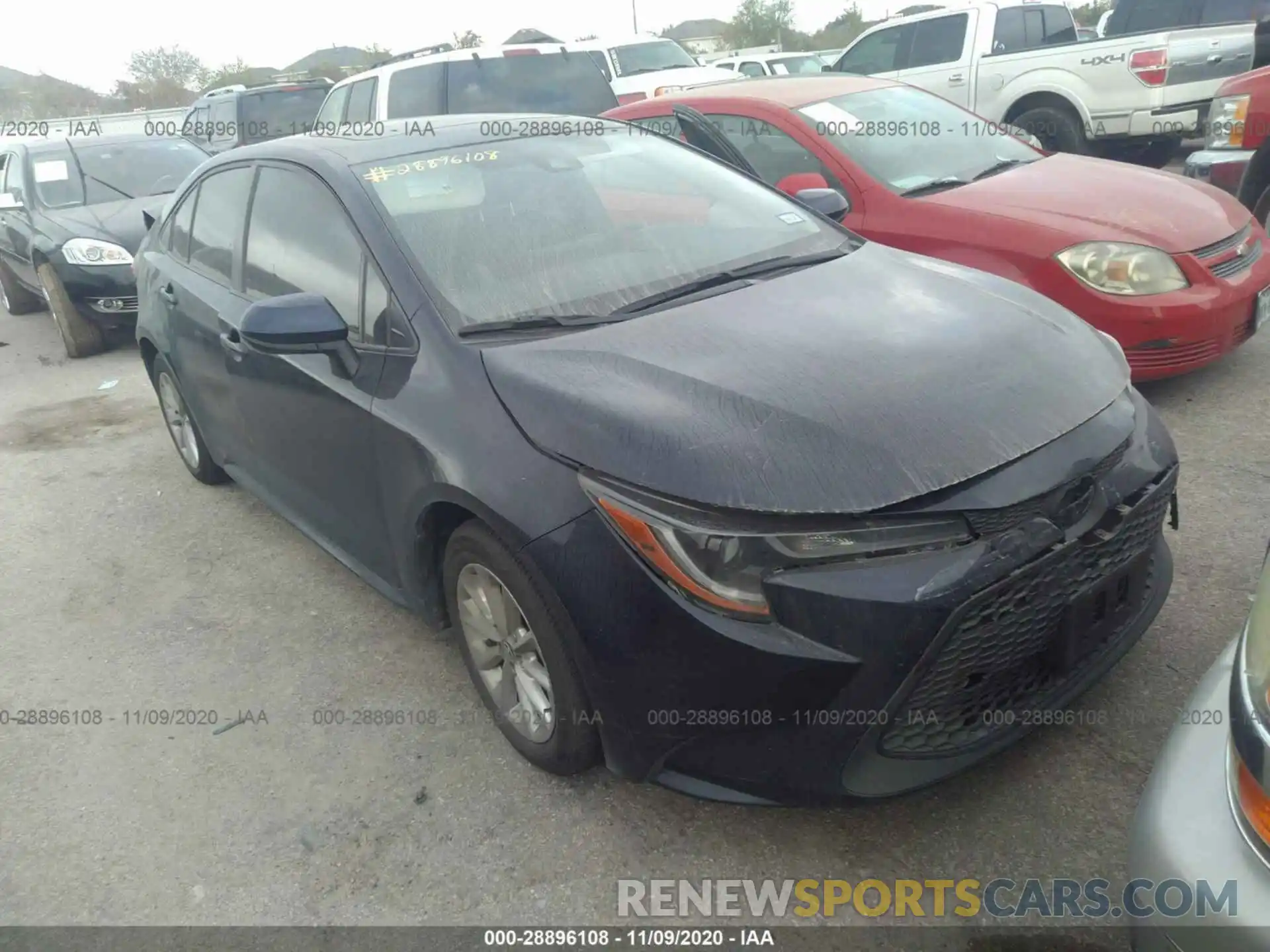 1 Photograph of a damaged car JTDHPRAE3LJ040231 TOYOTA COROLLA 2020