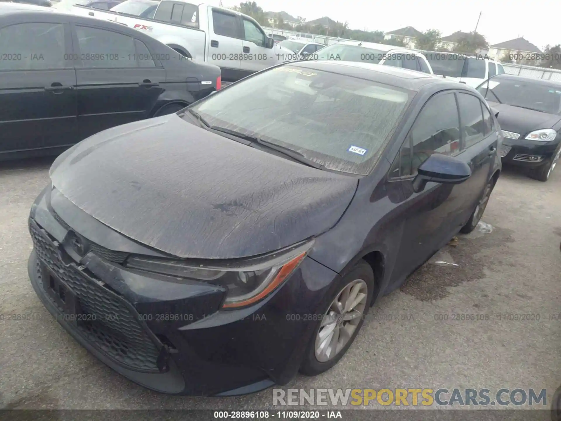 2 Photograph of a damaged car JTDHPRAE3LJ040231 TOYOTA COROLLA 2020