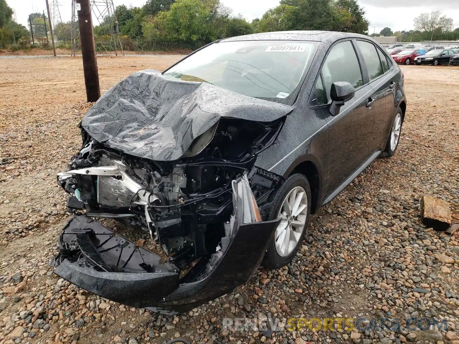 2 Photograph of a damaged car JTDHPRAE3LJ042125 TOYOTA COROLLA 2020