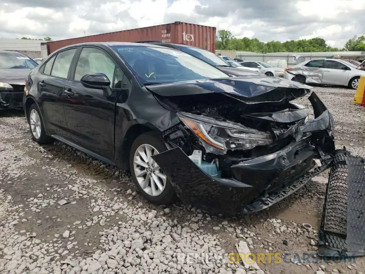 1 Photograph of a damaged car JTDHPRAE3LJ044425 TOYOTA COROLLA 2020