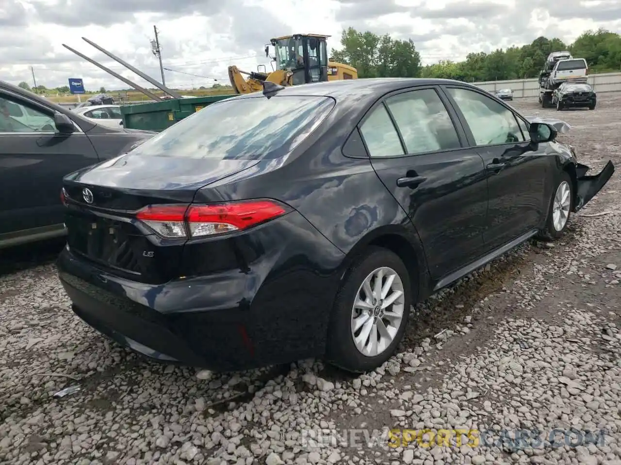 4 Photograph of a damaged car JTDHPRAE3LJ044425 TOYOTA COROLLA 2020