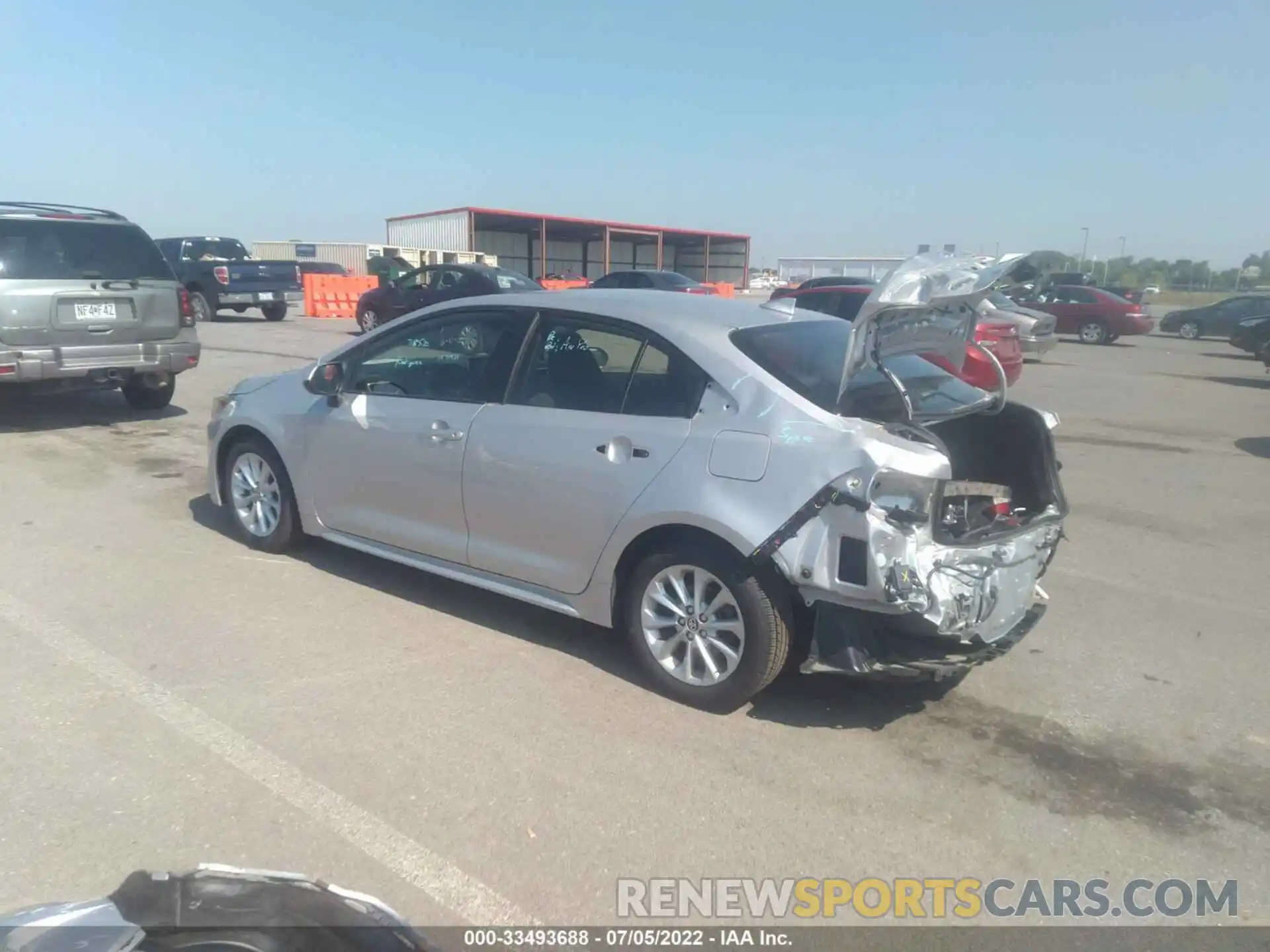 3 Photograph of a damaged car JTDHPRAE3LJ054825 TOYOTA COROLLA 2020