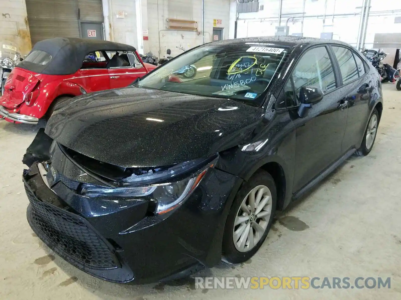 2 Photograph of a damaged car JTDHPRAE3LJ055800 TOYOTA COROLLA 2020