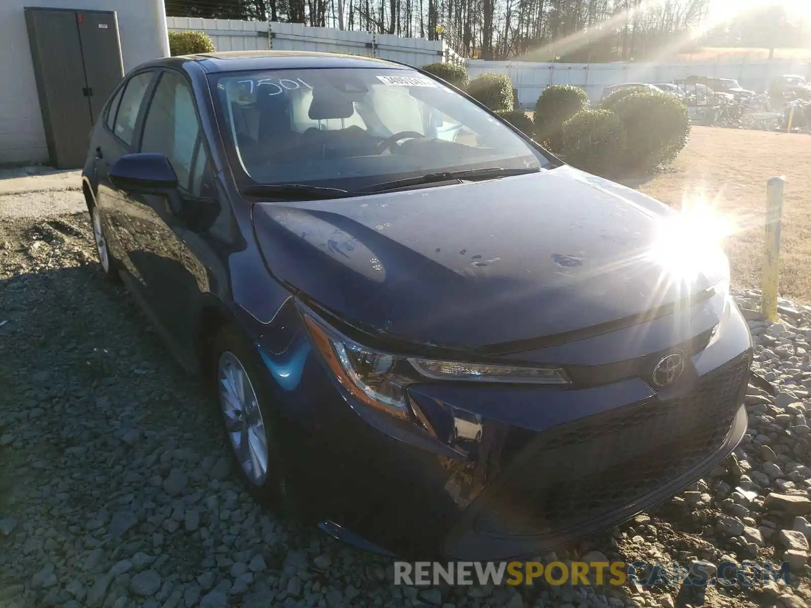 1 Photograph of a damaged car JTDHPRAE3LJ057501 TOYOTA COROLLA 2020