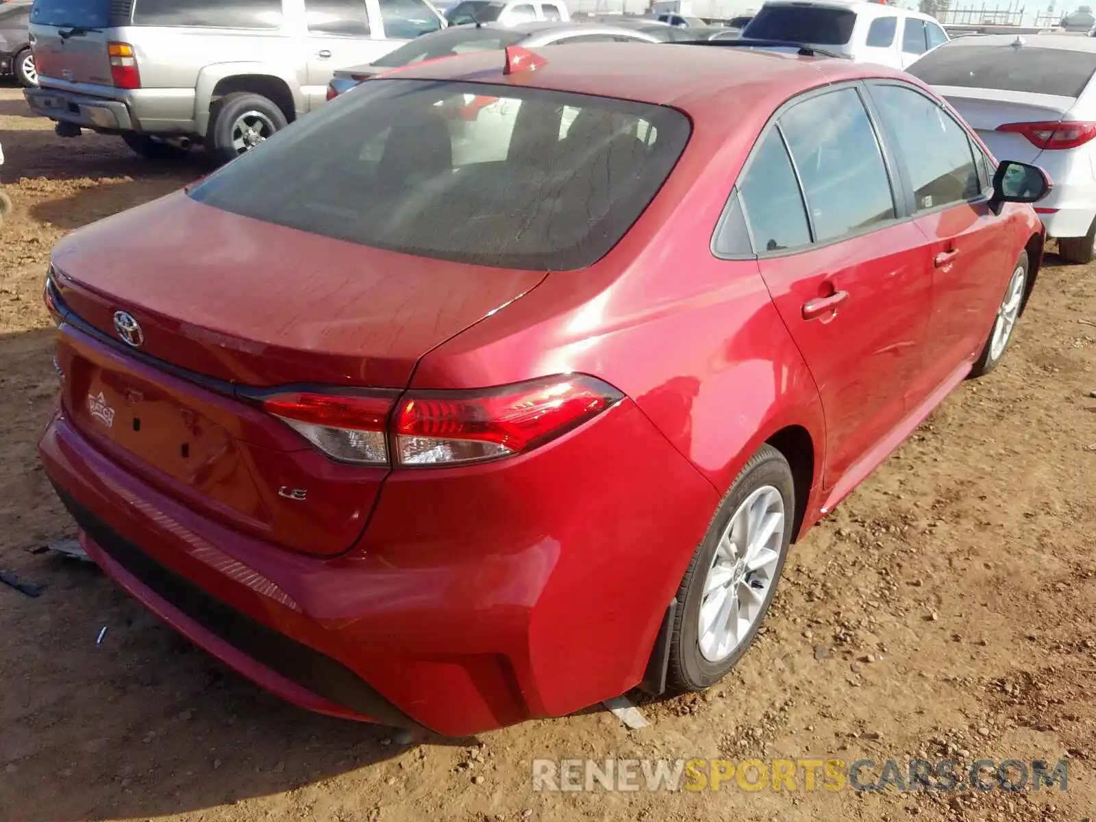 4 Photograph of a damaged car JTDHPRAE3LJ059054 TOYOTA COROLLA 2020