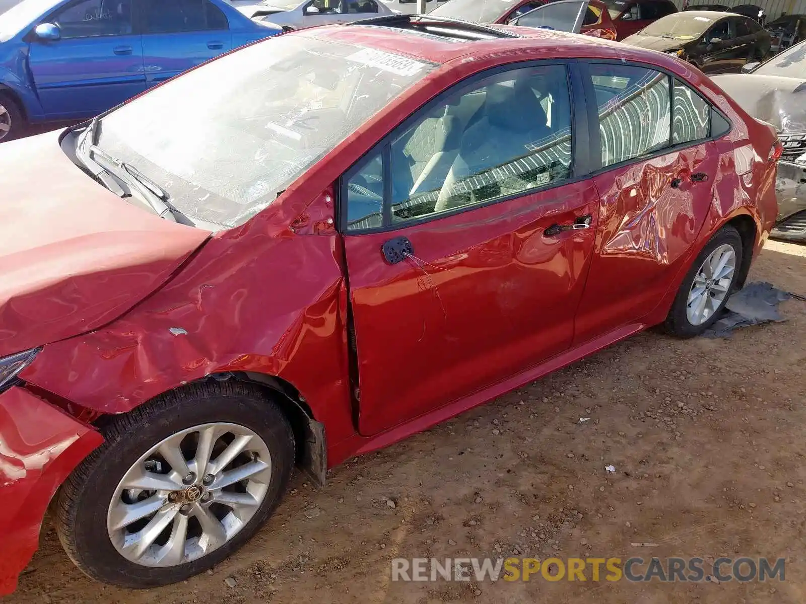 9 Photograph of a damaged car JTDHPRAE3LJ059054 TOYOTA COROLLA 2020