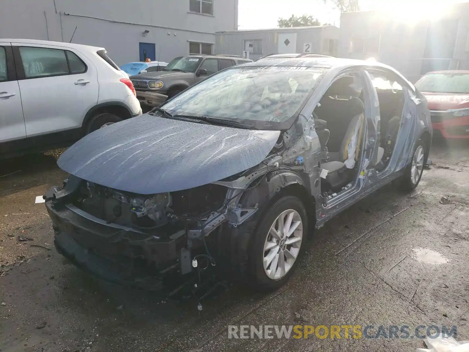 2 Photograph of a damaged car JTDHPRAE3LJ059779 TOYOTA COROLLA 2020