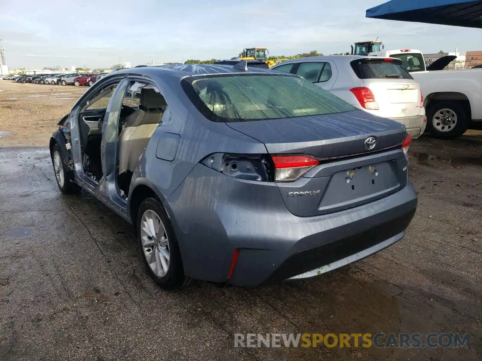 3 Photograph of a damaged car JTDHPRAE3LJ059779 TOYOTA COROLLA 2020