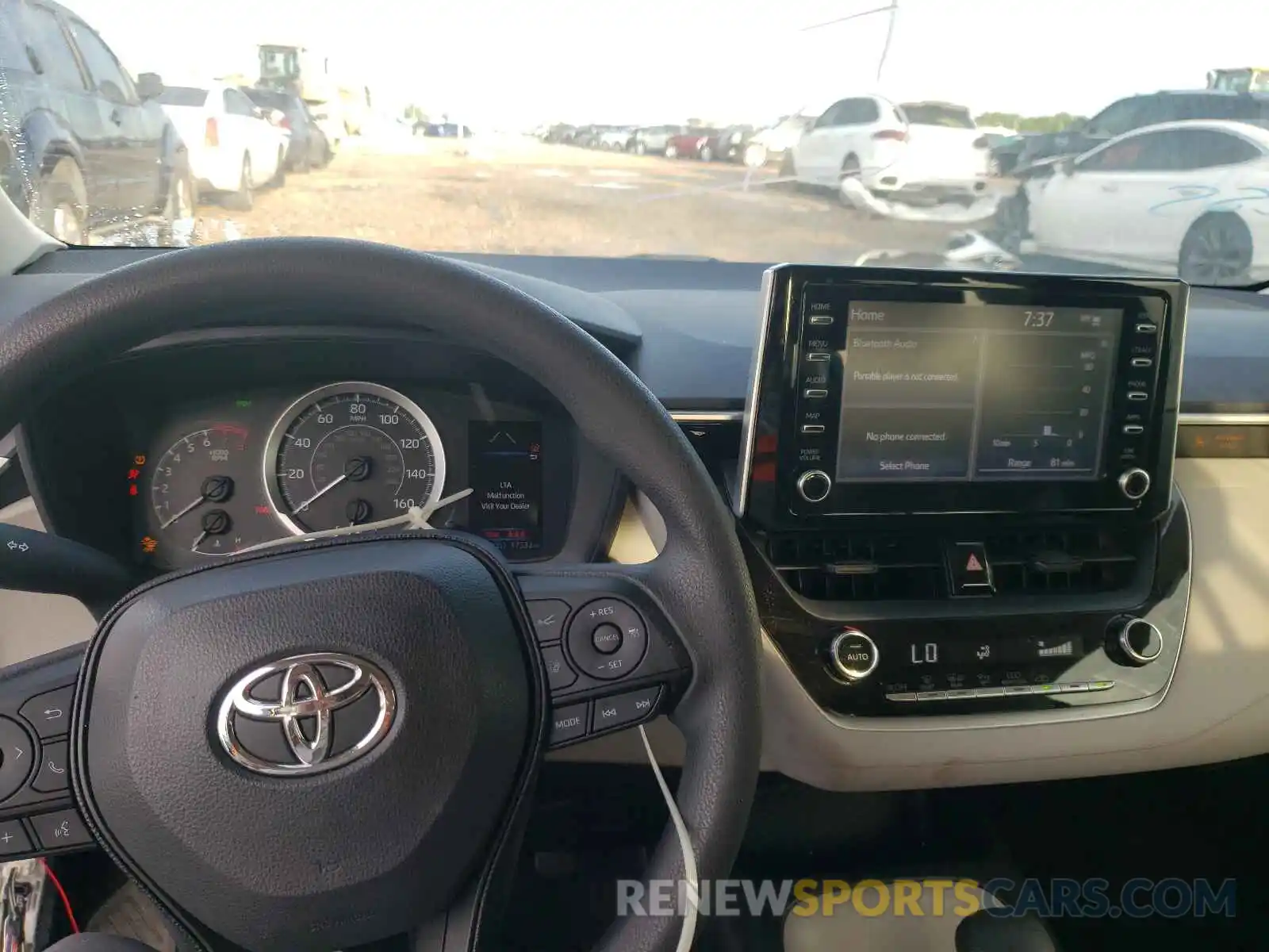 9 Photograph of a damaged car JTDHPRAE3LJ059779 TOYOTA COROLLA 2020