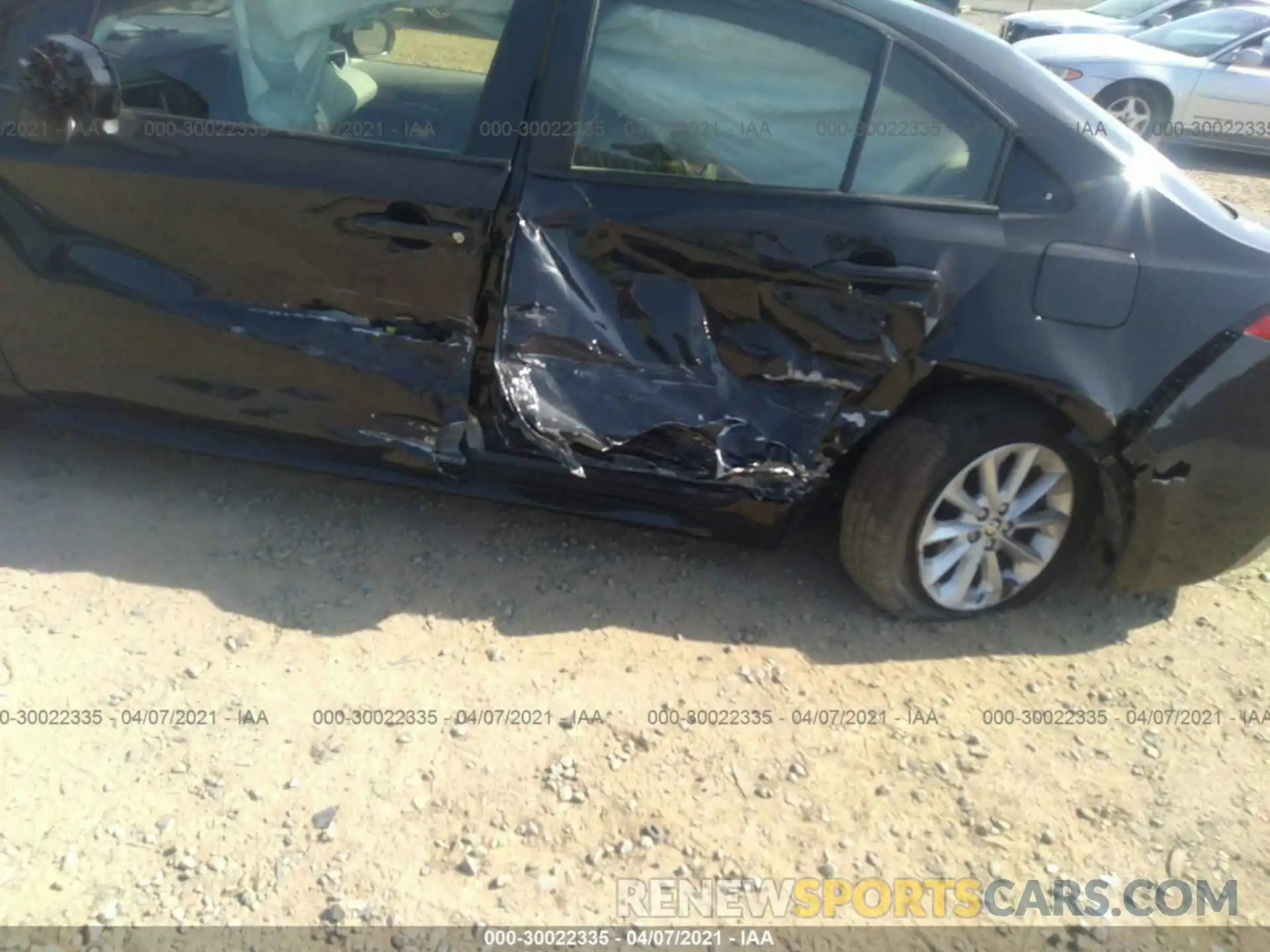 6 Photograph of a damaged car JTDHPRAE3LJ064996 TOYOTA COROLLA 2020