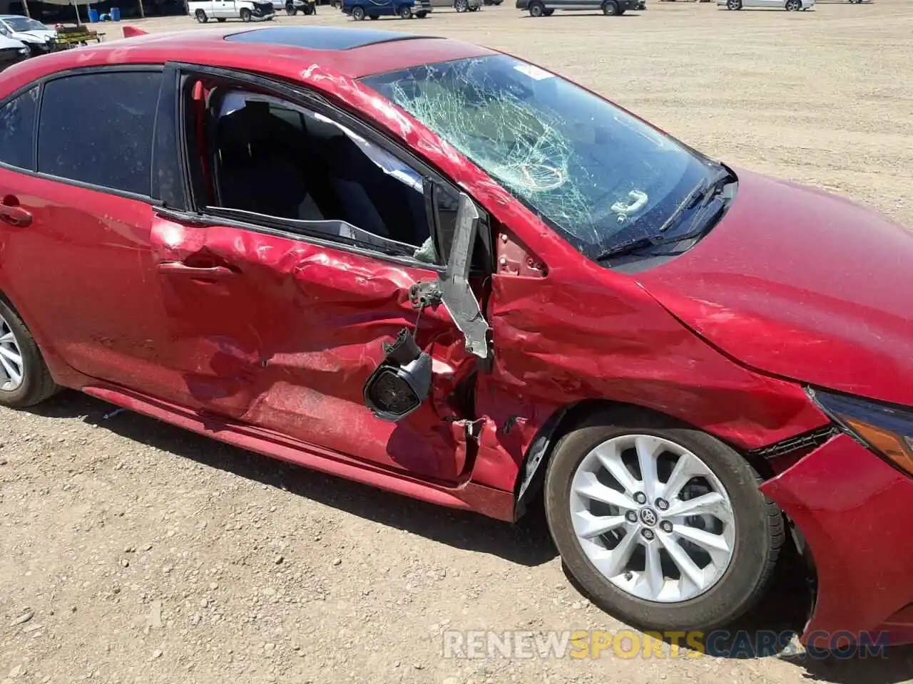 9 Photograph of a damaged car JTDHPRAE3LJ065873 TOYOTA COROLLA 2020