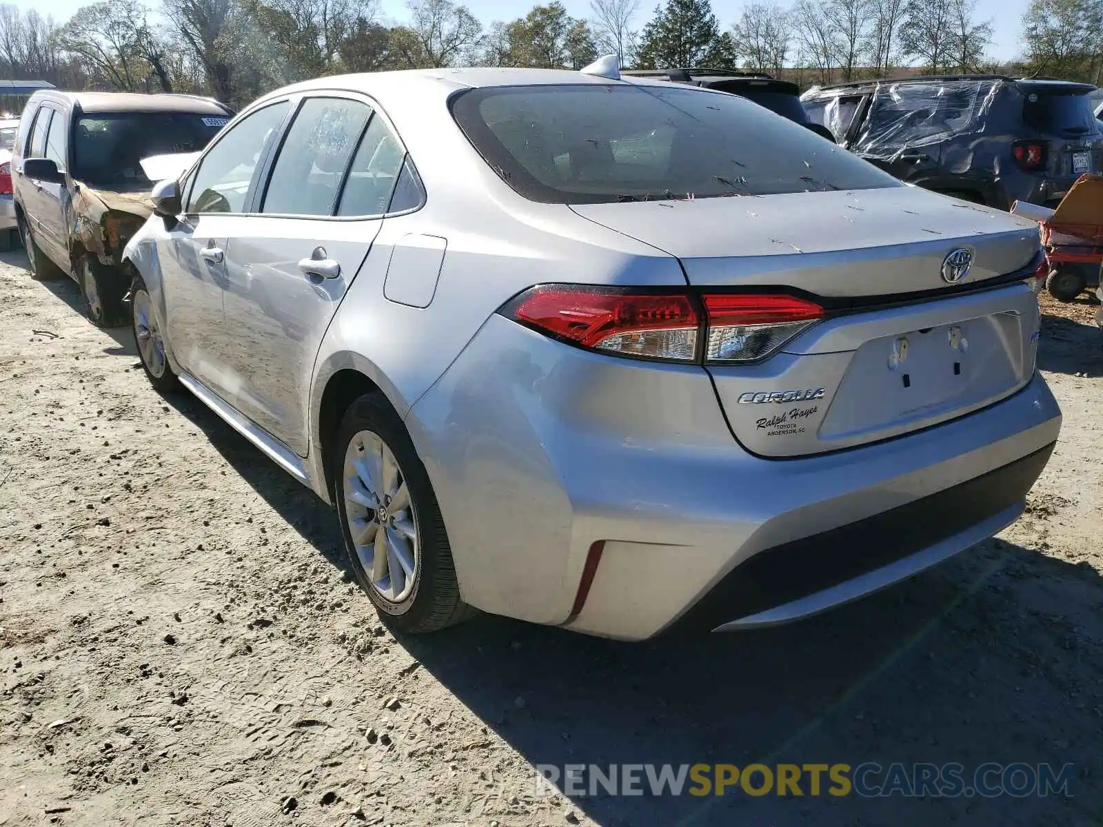 3 Photograph of a damaged car JTDHPRAE3LJ070930 TOYOTA COROLLA 2020