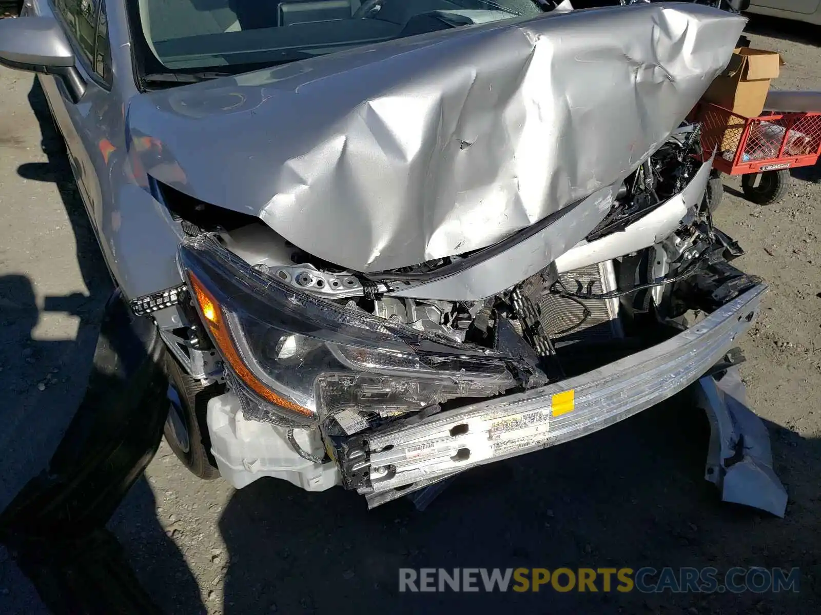 9 Photograph of a damaged car JTDHPRAE3LJ070930 TOYOTA COROLLA 2020