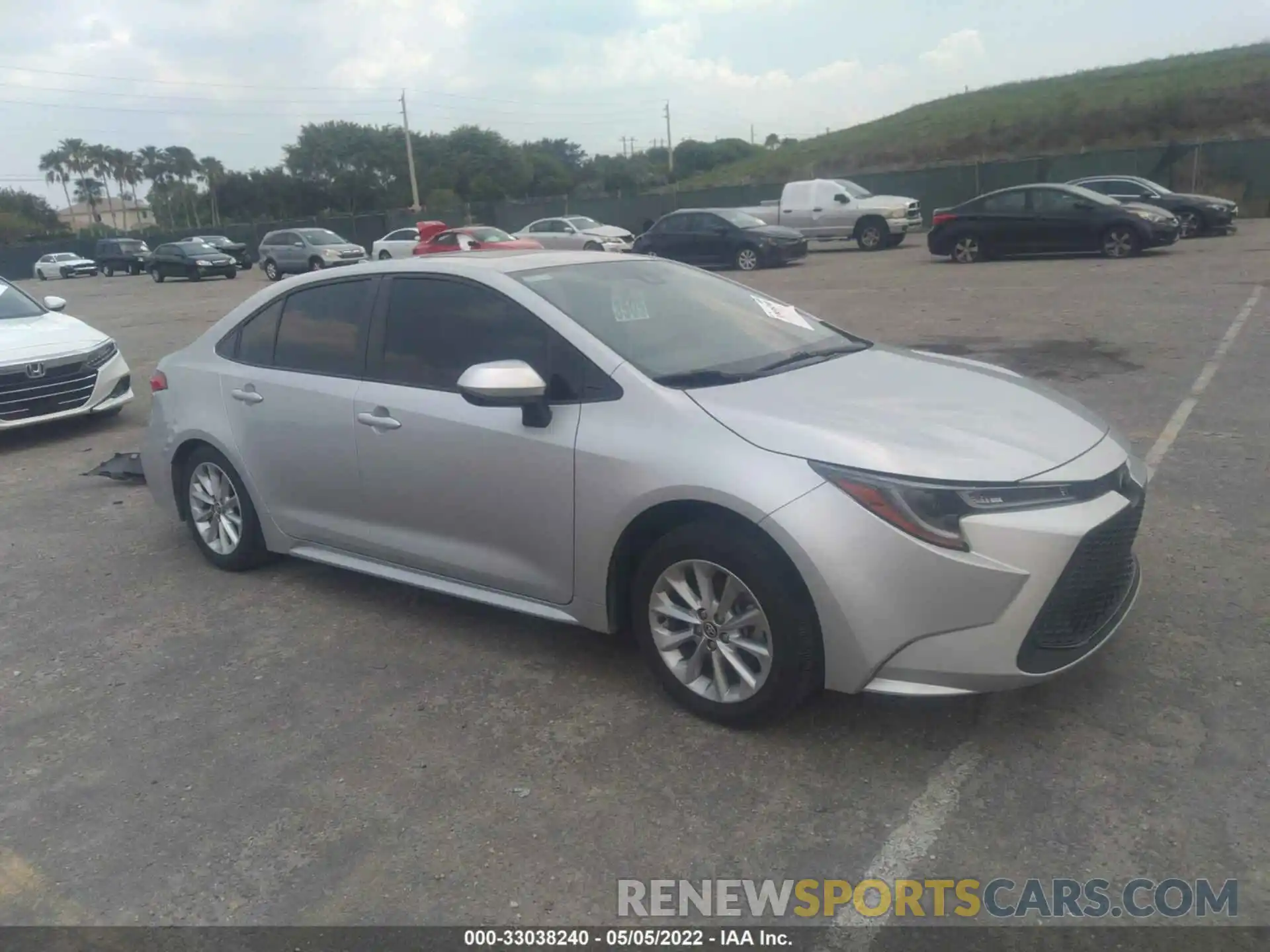 1 Photograph of a damaged car JTDHPRAE3LJ073052 TOYOTA COROLLA 2020