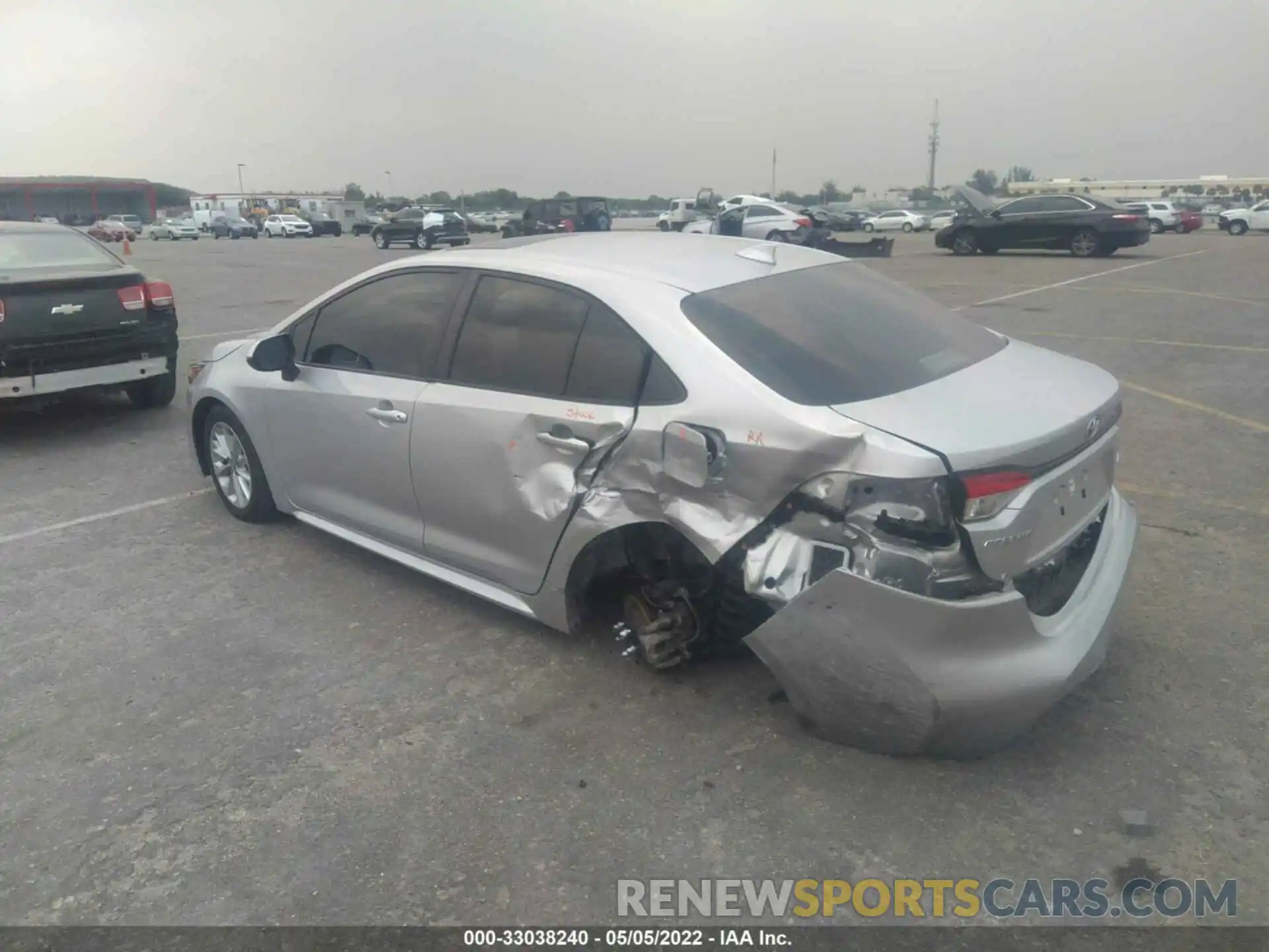 3 Photograph of a damaged car JTDHPRAE3LJ073052 TOYOTA COROLLA 2020