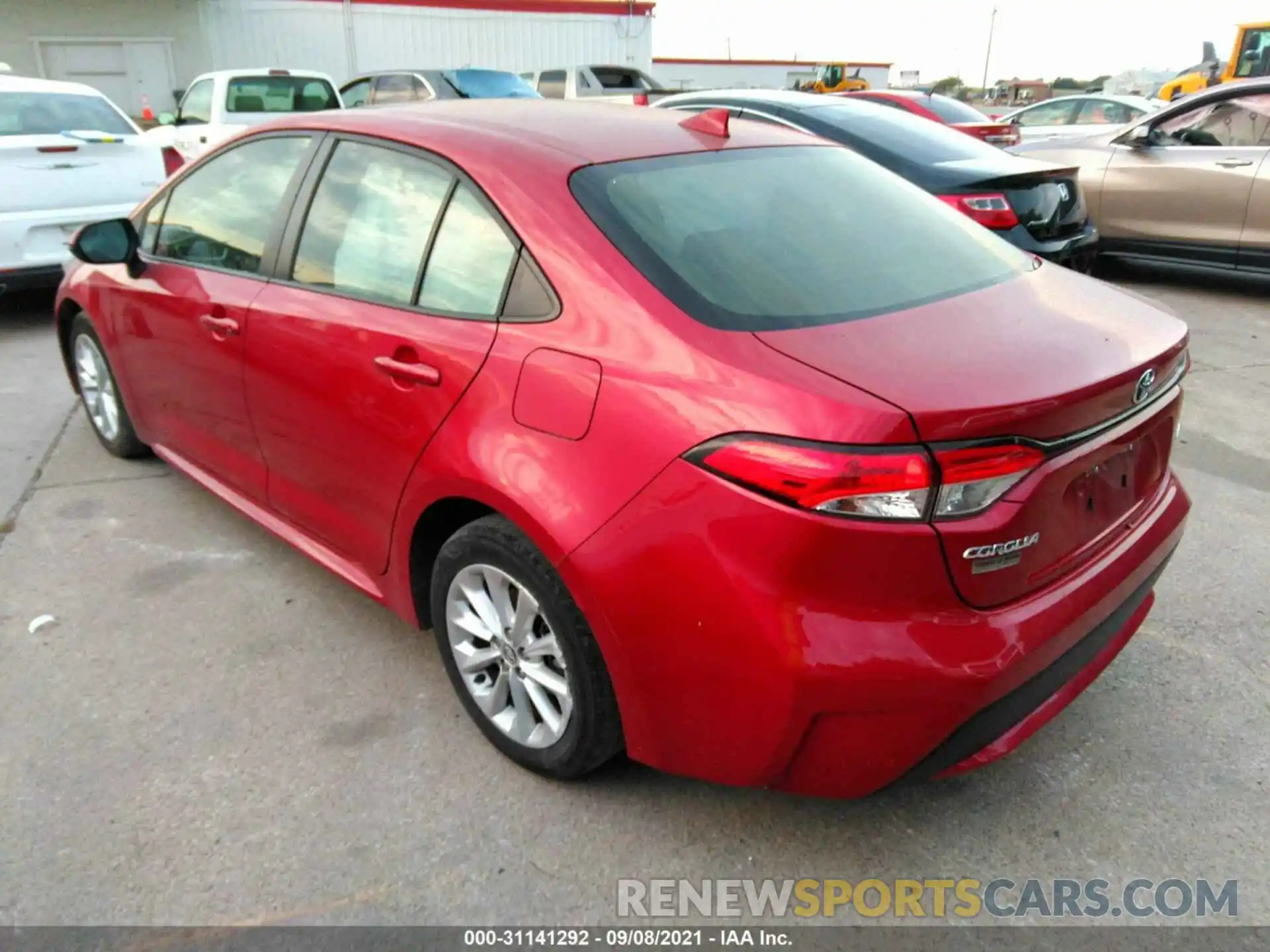 3 Photograph of a damaged car JTDHPRAE4LJ000837 TOYOTA COROLLA 2020