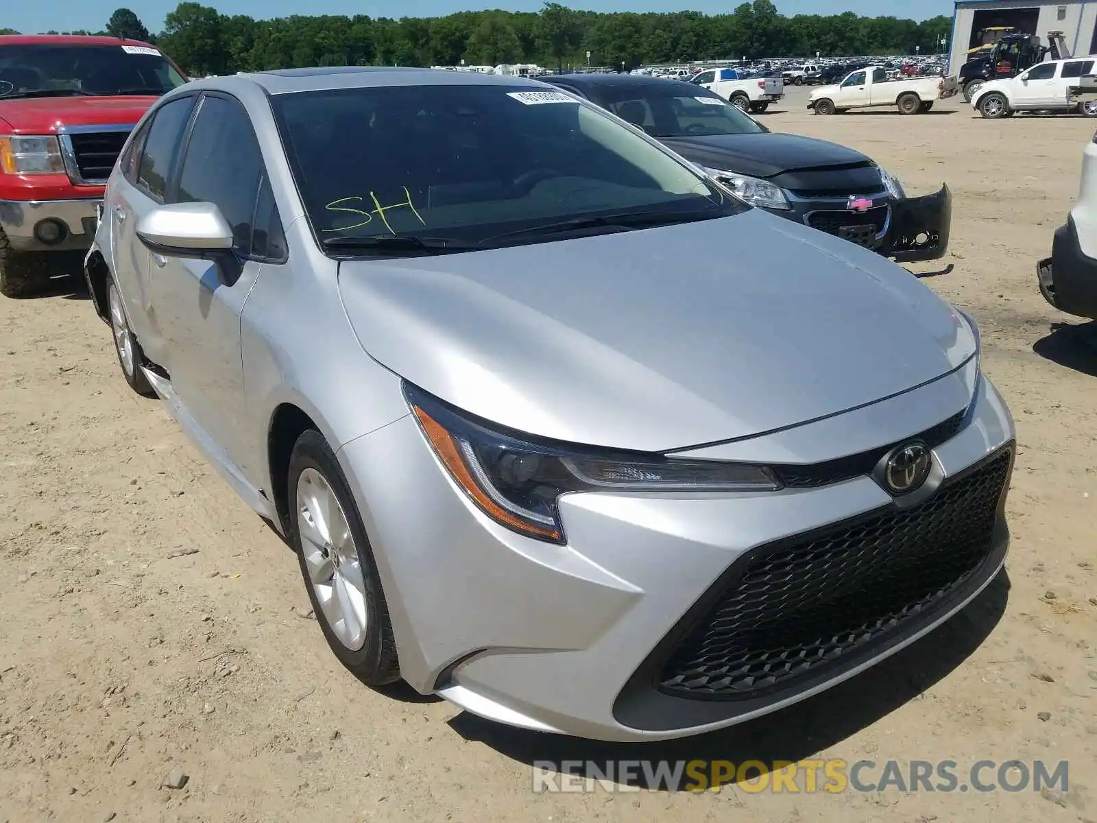 1 Photograph of a damaged car JTDHPRAE4LJ009473 TOYOTA COROLLA 2020