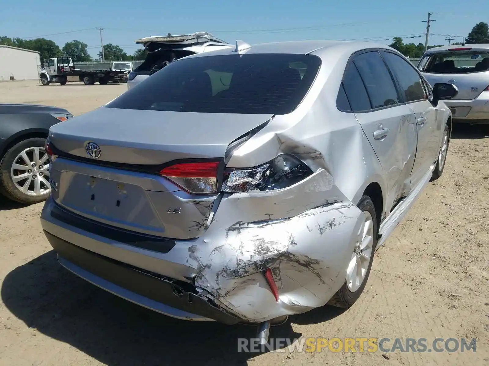 4 Photograph of a damaged car JTDHPRAE4LJ009473 TOYOTA COROLLA 2020