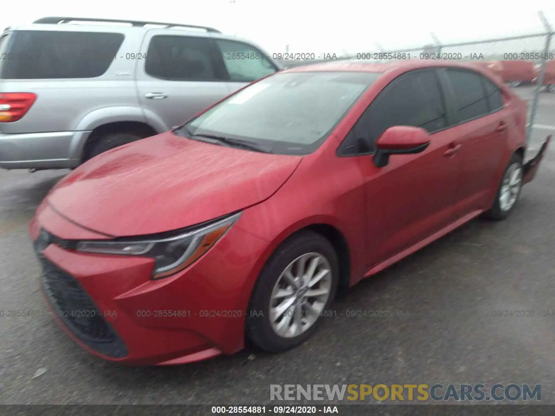 2 Photograph of a damaged car JTDHPRAE4LJ014267 TOYOTA COROLLA 2020