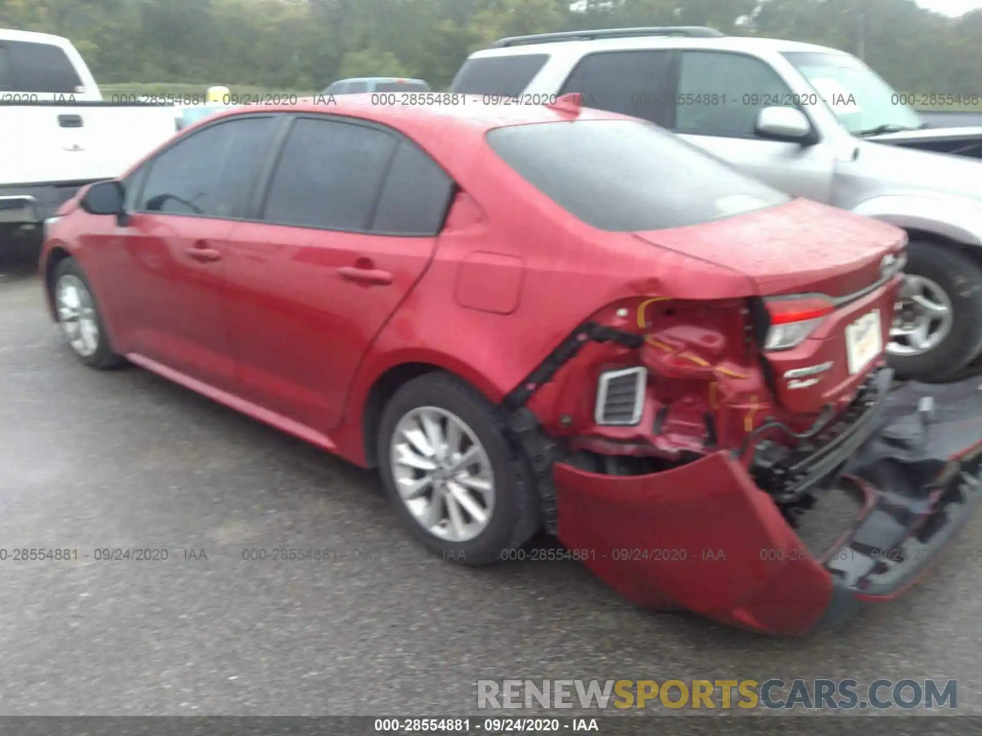 3 Photograph of a damaged car JTDHPRAE4LJ014267 TOYOTA COROLLA 2020