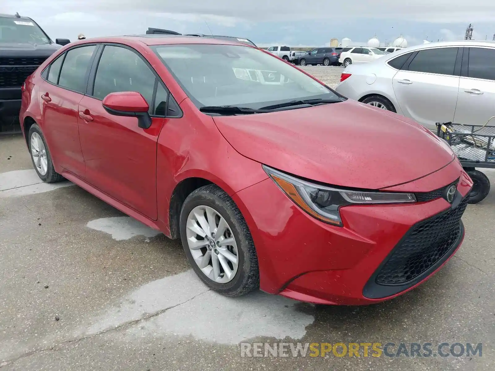 1 Photograph of a damaged car JTDHPRAE4LJ015449 TOYOTA COROLLA 2020