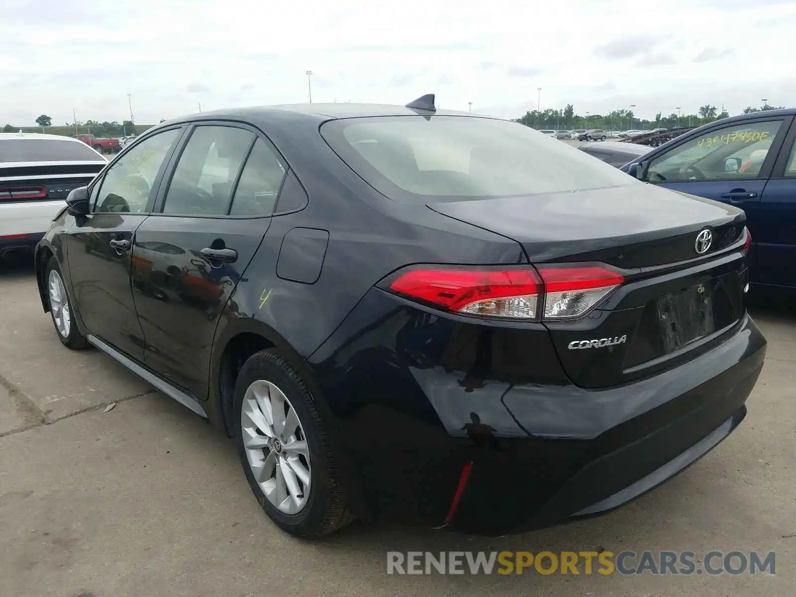 3 Photograph of a damaged car JTDHPRAE4LJ055031 TOYOTA COROLLA 2020