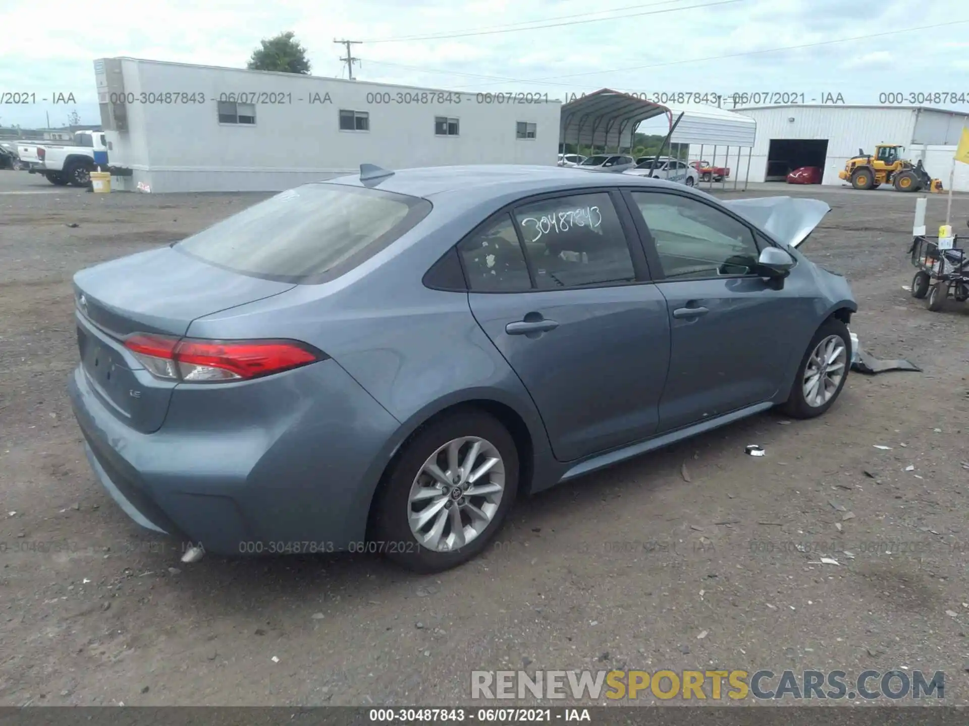 4 Photograph of a damaged car JTDHPRAE4LJ069351 TOYOTA COROLLA 2020