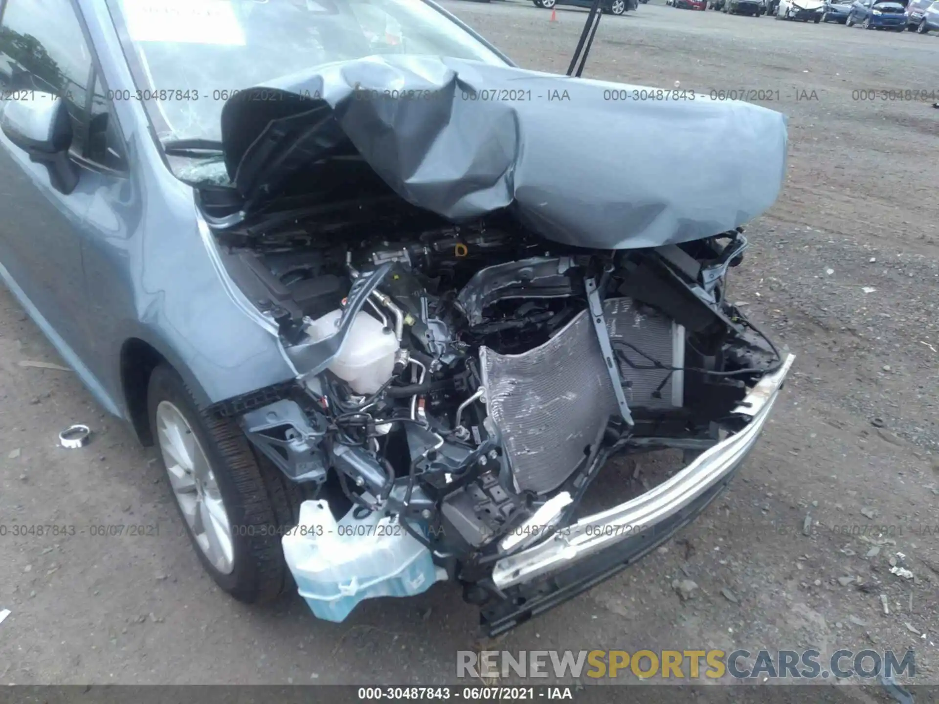 6 Photograph of a damaged car JTDHPRAE4LJ069351 TOYOTA COROLLA 2020