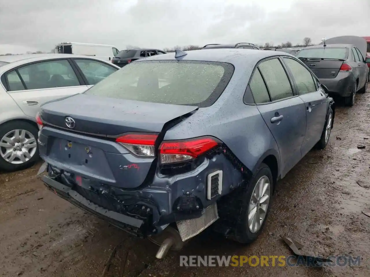 4 Photograph of a damaged car JTDHPRAE4LJ069849 TOYOTA COROLLA 2020