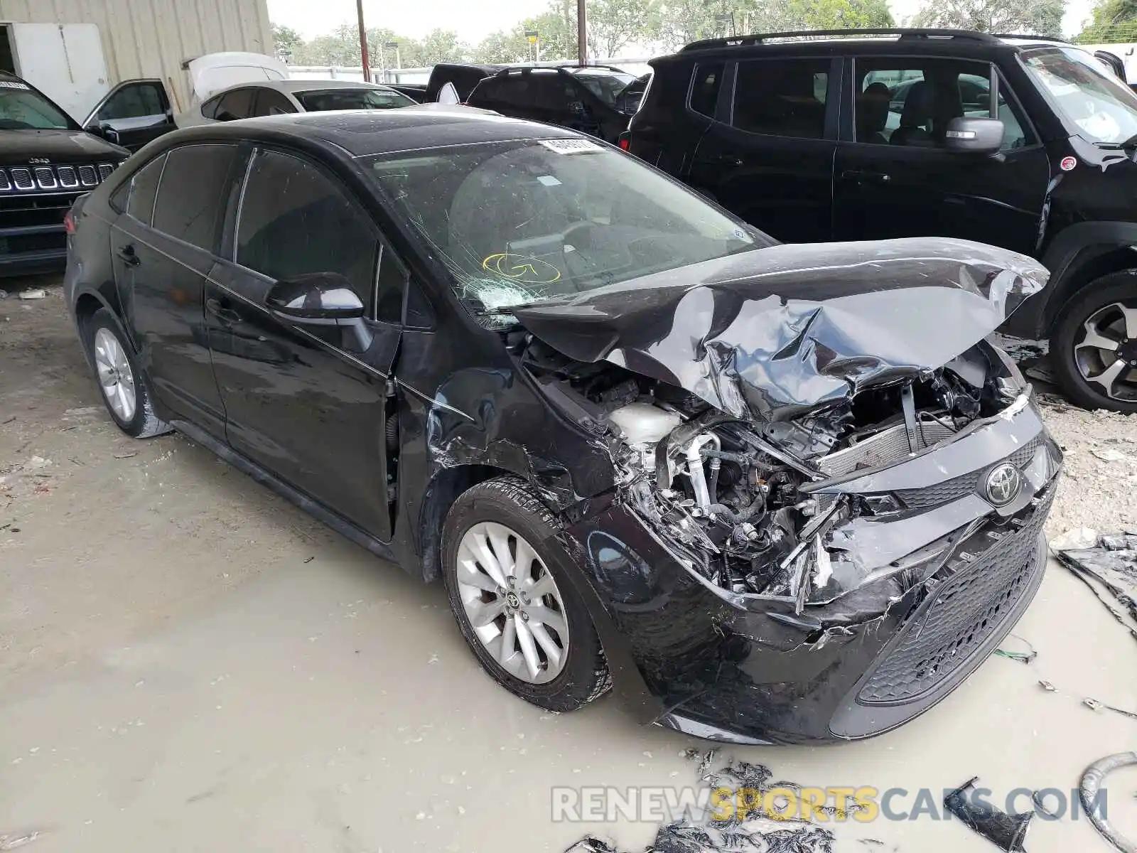 1 Photograph of a damaged car JTDHPRAE4LJ073299 TOYOTA COROLLA 2020