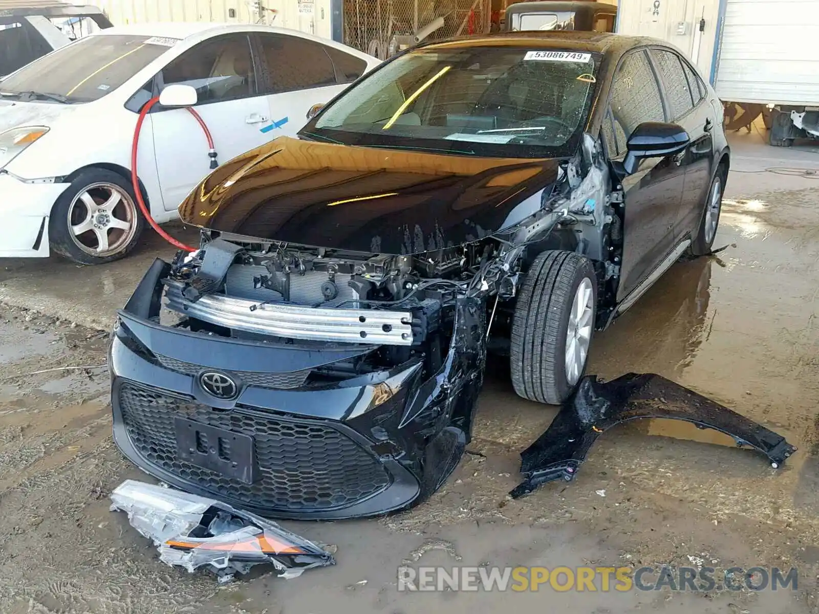 2 Photograph of a damaged car JTDHPRAE5LJ001625 TOYOTA COROLLA 2020