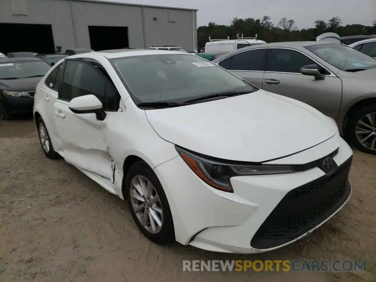 1 Photograph of a damaged car JTDHPRAE5LJ002029 TOYOTA COROLLA 2020