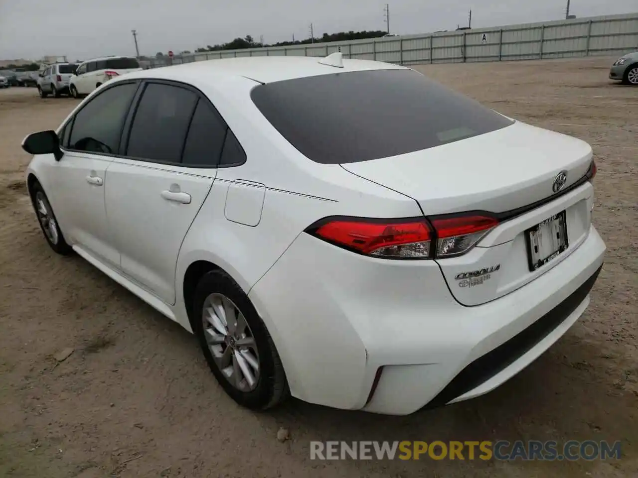 3 Photograph of a damaged car JTDHPRAE5LJ002029 TOYOTA COROLLA 2020