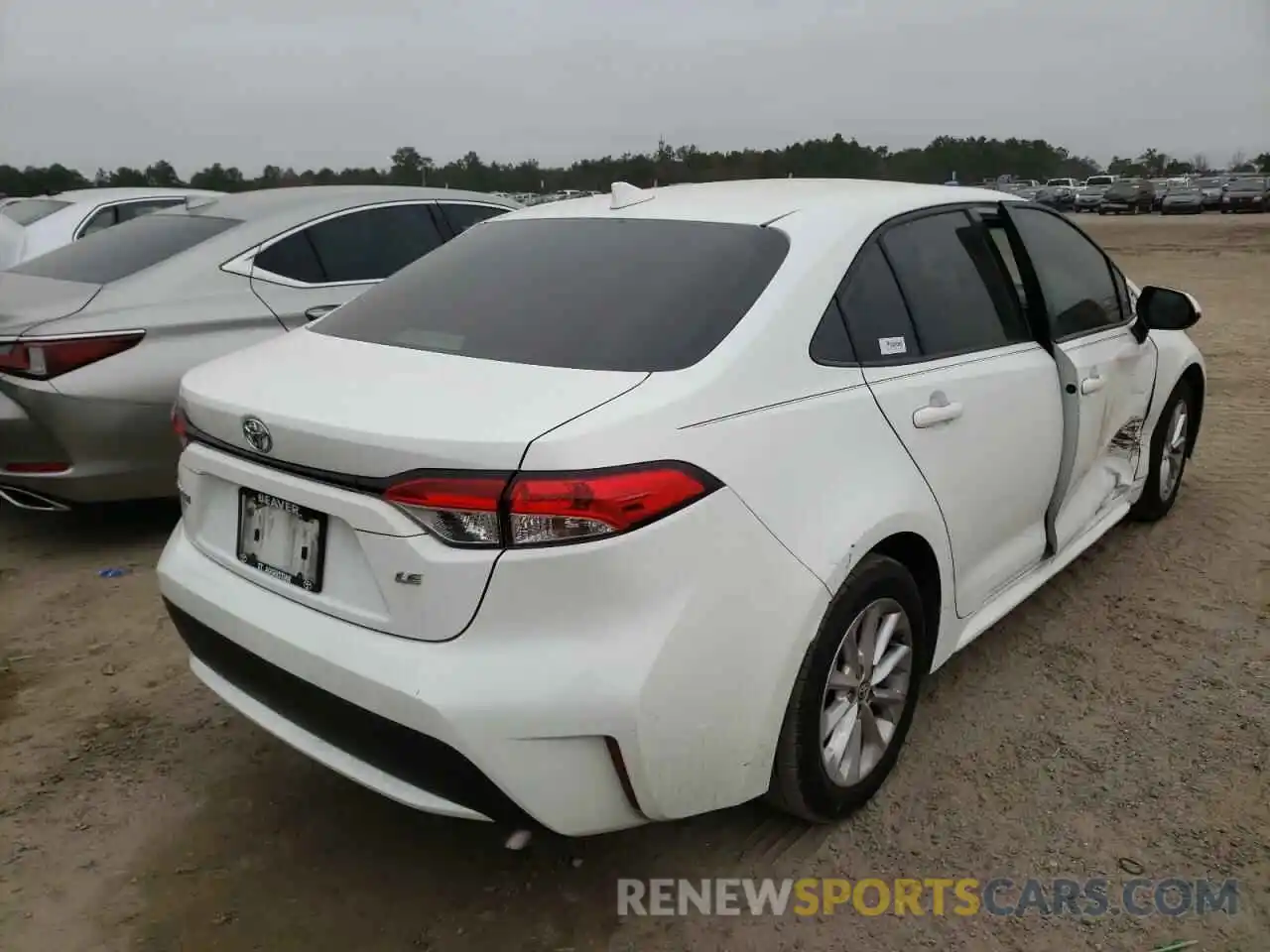 4 Photograph of a damaged car JTDHPRAE5LJ002029 TOYOTA COROLLA 2020