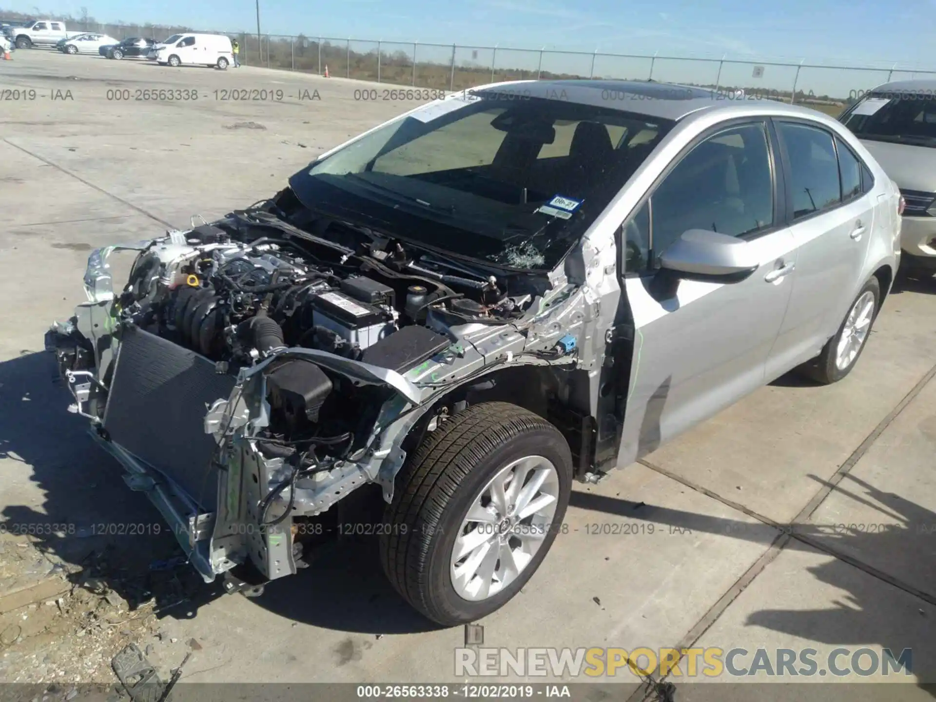 2 Photograph of a damaged car JTDHPRAE5LJ007523 TOYOTA COROLLA 2020