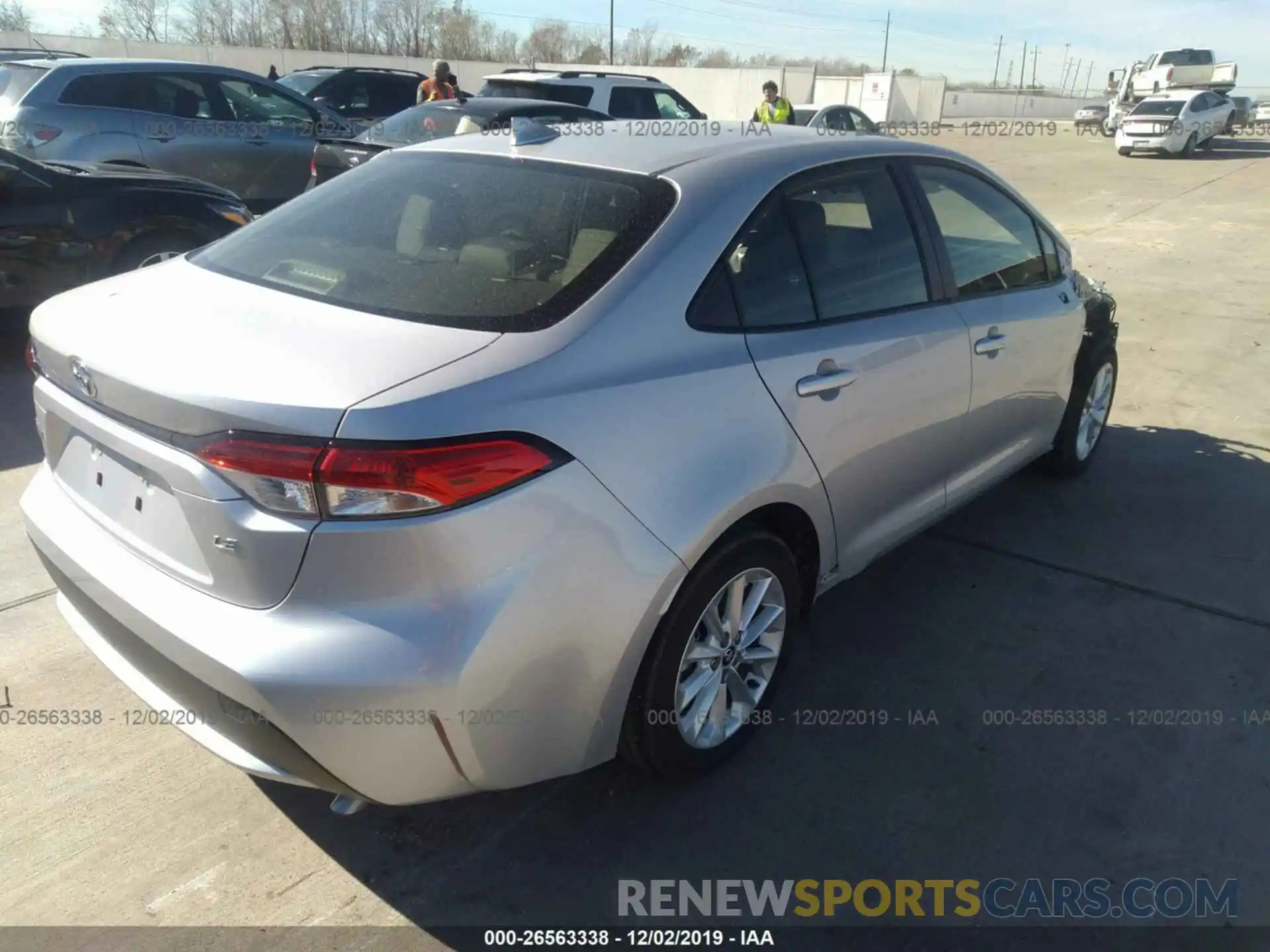 4 Photograph of a damaged car JTDHPRAE5LJ007523 TOYOTA COROLLA 2020