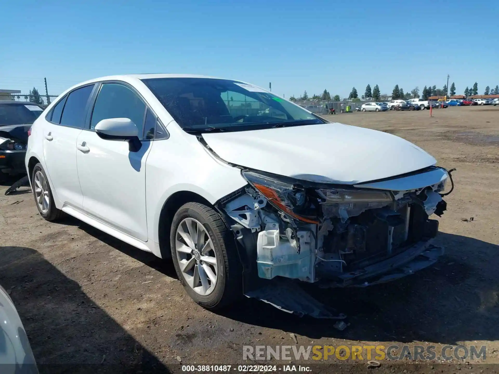 14 Photograph of a damaged car JTDHPRAE5LJ010289 TOYOTA COROLLA 2020