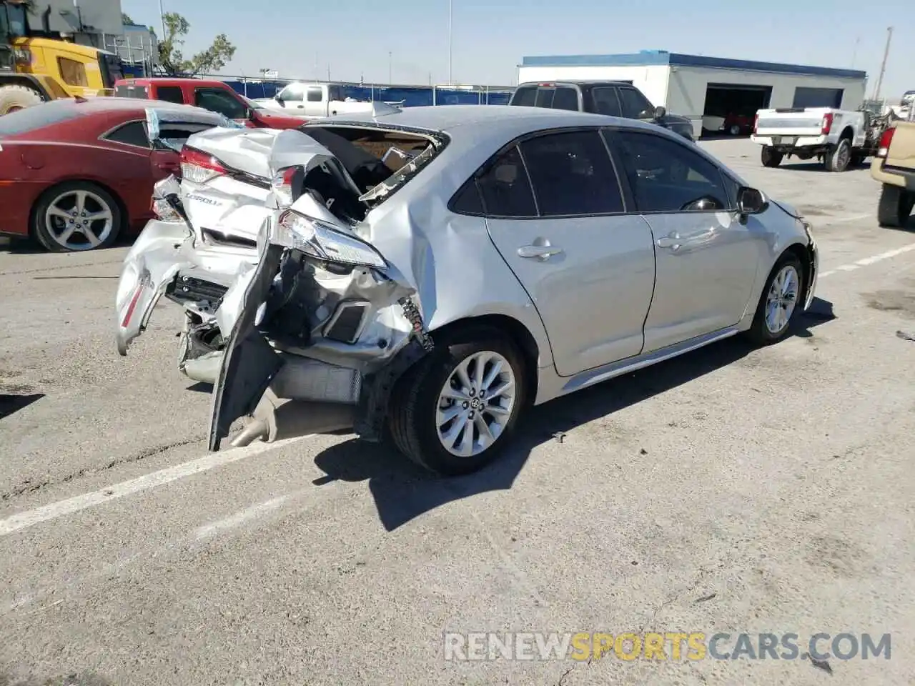 4 Photograph of a damaged car JTDHPRAE5LJ011202 TOYOTA COROLLA 2020