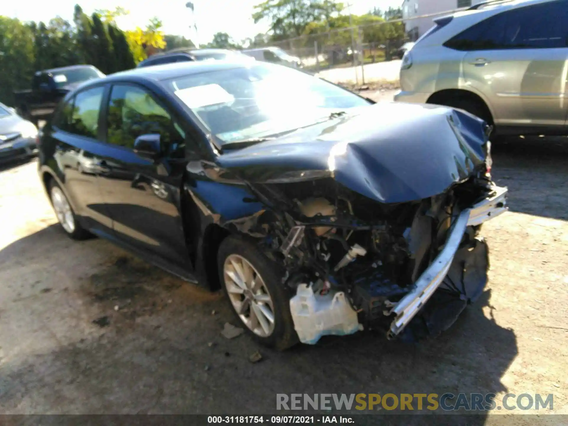 1 Photograph of a damaged car JTDHPRAE5LJ011328 TOYOTA COROLLA 2020