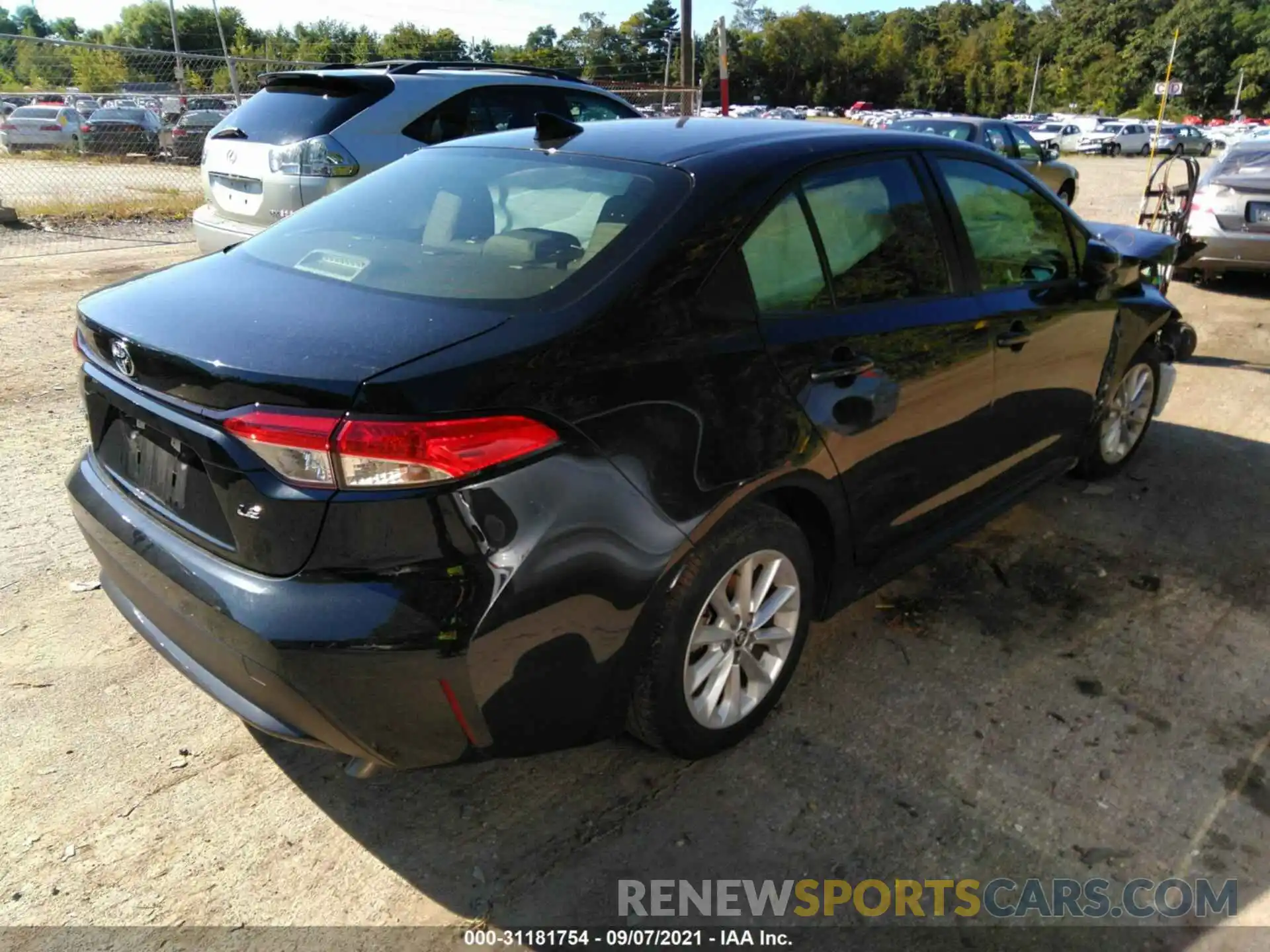 4 Photograph of a damaged car JTDHPRAE5LJ011328 TOYOTA COROLLA 2020