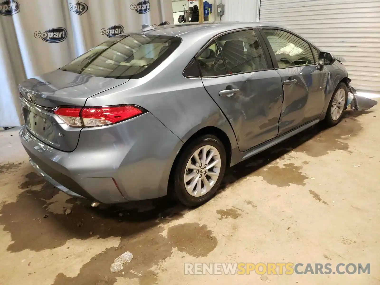 4 Photograph of a damaged car JTDHPRAE5LJ015721 TOYOTA COROLLA 2020