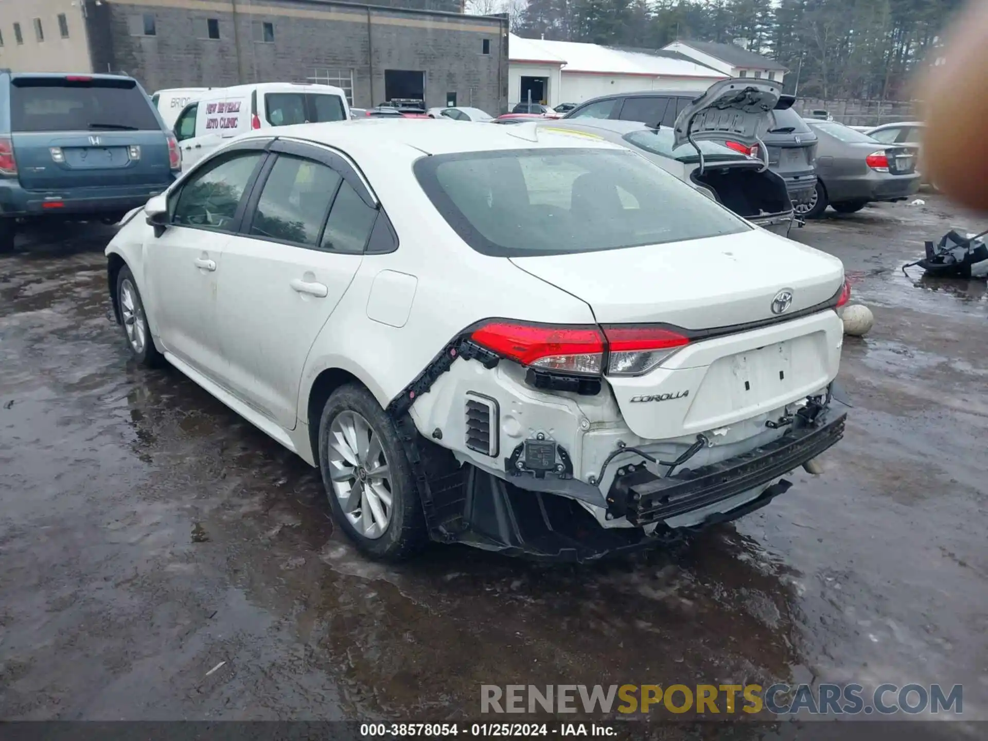 3 Photograph of a damaged car JTDHPRAE5LJ015833 TOYOTA COROLLA 2020