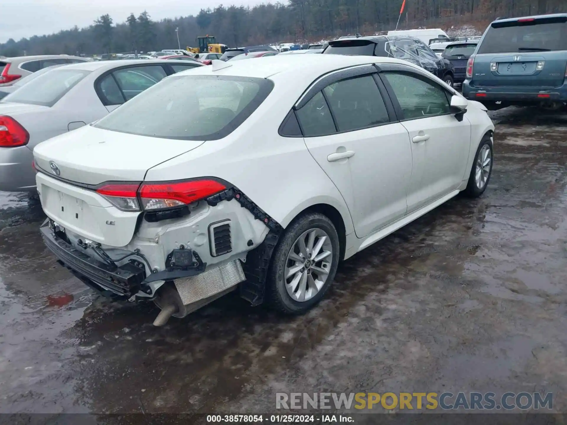 4 Photograph of a damaged car JTDHPRAE5LJ015833 TOYOTA COROLLA 2020